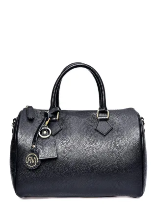 Roberta M Schwarz Rindsledertasche