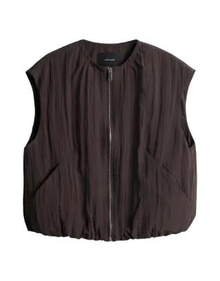 Opus - Blouson mit Reißverschluss braun - Gr. - 34