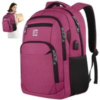 OKWISH Laptoprucksack Laptop Rucksäcke Schulrucksack Wasserbeständig Laptoptasche (Uni Tasche Businessrucksack Sportrucksack, Backpack mit Laptopfach, Anti-Diebstahl, mit USB-Anschluss), Herren Damen Jungen Teenager Arbeit Business Freizeit Reisen