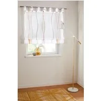 OTTO home Raffrollo Dimona, mit Schlaufen, Transparent, Voile, Polyester