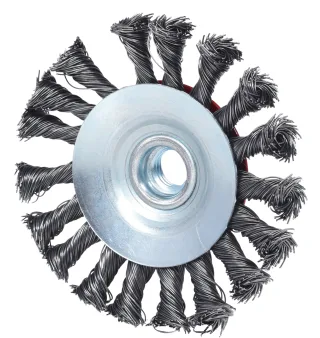 KS Tools Kegelform-Stahldrahtrundbürste 0,5mm - 340.0048