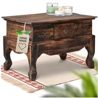 livasia Couchtisch Opiumtisch aus Bali - 59x39cm, handgefertigt