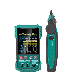 ET622 ET623 Wire Tracker Cable Tester Multimeter Adjustable NCV POE Voltage Testing 6000 Count Screen Network Cable Meas