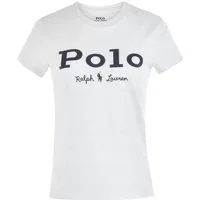 Polo Ralph Lauren T-Shirt Retro Signature Logo L Hochwertiges Baumwolljersey. Weich, atmungsaktiv,langlebig