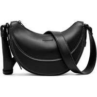 Expatrié Schultertasche Livia Handtasche für Damen (1-tlg), Elegante Half Moon Bag aus Kunstleder