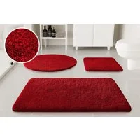 OTTO home Badematte Kaarin, Höhe 30 mm, rutschhemmend beschichtet, schnell trocknend, Polyester, rechteckig, Badteppich, getuftet, flauschig, hochflor, große Farbauswahl