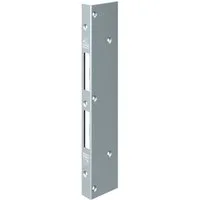 BASI Winkelschließblech Reparaturschließblech, (Packung), für Innentüren/Holztüren, DIN R/L, käntig, verzinkt, 300x60x21x3 mm