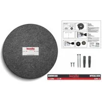 Karella Dartscheibe Schallschutz für Steeldartboards, (Set, mit Karella Abwurflinie, Dübel und Schrauben)