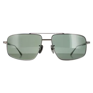 Chopard Aviator Herren Total Glänzend Gunmetal Grau Grün Polarisiert SCHF21M