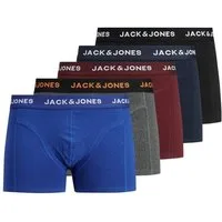 Jack & Jones Boxershorts Set 5er Pack Trunks Boxershorts Stretch Unterhose (5-St) JACBLACK FRIDAY TRUNKS 5 PACK LTN