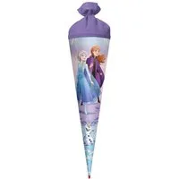 Roth Schultüte Disney Frozen, 70 cm, rund, Filzverschluss, Roth-Spitze