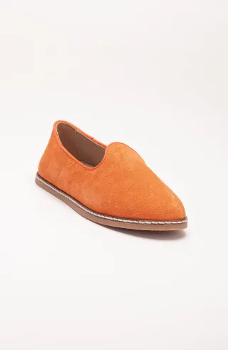 Istanbul Wildleder Leder Slip-On Flache Schuhe Damen