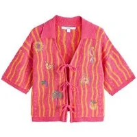 Next Bade-Shirt Frottee-Shirt mit Bindedetail vorne und Baumwolle (1-St)