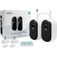ARLO Smart Home Kamera ESSENTIAL 2K Outdoor Kamera 2-Pack (Innenbereich, Außenbereich)