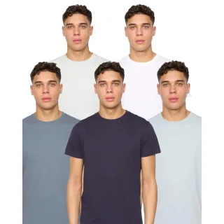 Duck and Cover - "Demtare" T-Shirt für Herren(5er-Pack) (Bunt)