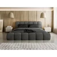 Compleo Polsterbett BUBBLE boucle Designerbett 140/160/180x200 BIZU, Wolkenbett, TOPSELLER Stauraumbett MADE IN EU