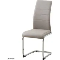 HTI-Living Freischwinger Schwingstuhl SallyC PU (Stück, 1 St), Freischwinger Esszimmerstuhl Kunstleder