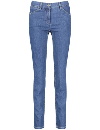 GERRY WEBER Edition - HOSE JEANS LANG blue denim - Gr. - 38S