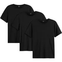bonprix T-Shirt (Packung, 3-tlg) bequemer Regular Fit, Rundhalsausschnitt, leichte Stoffqualität