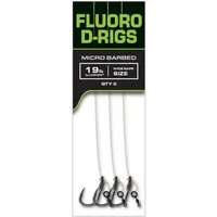 FOX International Karpfenhaken Fox Carp Ready Rigs Fluoro D-Rig - 3 Karpfenrigs