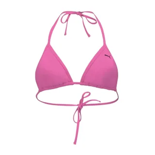 Puma - Bikini Oberteil für Damen, dreieckige Körbchen (Fluoreszierendes Pink)