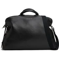 Tommy Hilfiger Weekender TH PREMUM LEATHER DUFFLE, Reisetasche, Freitzeittasche mit Logoschriftzug