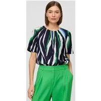 s.Oliver Kurzarmbluse Bluse Bluse aus Viskosemix