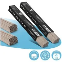 STAHLWERK Stabelektroden 2 x Stabelektroden AWS E6013RR dick rutilumhüllt 2 mm x 300 mm 2 kg, (Packung), zähflüssiges Schmelzbad und gute Beherrschbarkeit