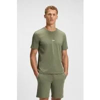 BOSS T-Shirt Unique aus elastischer Baumwolle mit Tape-Details, regular fit