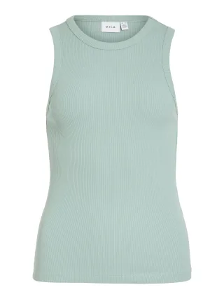 VILA - VISOLA S/L TANK TOP - NOOS Blue Surf - Gr. - M