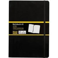 Idena Notizbuch Idena Notizbuch 80g/m² liniert schwarz DIN A5 192 Seiten