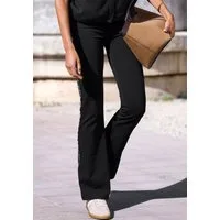 Buffalo Leggings mit Leo-Details Flared Leggings mit seitliche Pipingstreifen in Leo-Optik, Loungewear