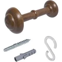 Liedeco Raffhalter, Gardinen, (1-tlg), Schalhalter 12 cm