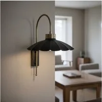 Bamyum Wandleuchte Risso Vintage Metall Wandleuchte, ohne Leuchtmittel