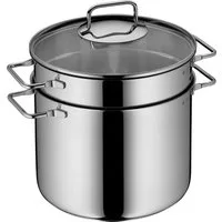 WMF Spaghettitopf, Cromargan® Edelstahl Rostfrei 18/10 (1-tlg), mit Siebeinsatz, Ø 24 cm, Induktion