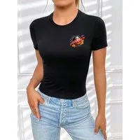 RMK T-Shirt Damen Shirt Top Trikot Fan Fußball Deutschland Germany EM WM 2024 aus Baumwolle