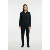 PUMA Trainingsanzug HOODED SWEAT SUIT FULL-ZIP FL CL (2-tlg), 2-teiliges Set, mit Kapuze, Langarm-Oberteil, aus Baumwollmischung