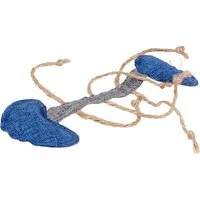 DUVO+ Tierkuscheltier Duvoplus Cat Toy ECO Navy Fischgräte