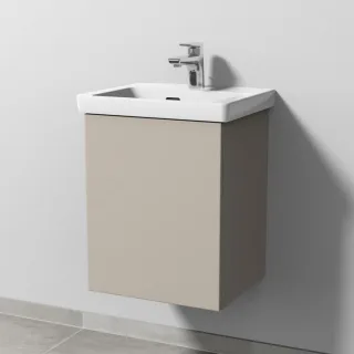 Sanipa 3way Waschtischunterbau zu Villeroy & Boch Subway 3.0 Waschtisch mit 1 Tür, Kaschmir-Matt SP8431U