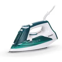 Severin Dampfbügeleisen BA 3261, 2400 W, Edelstahlsohle, 2400W, 85g/min Dampfstoß, abnehmbarer Wassertank, grün