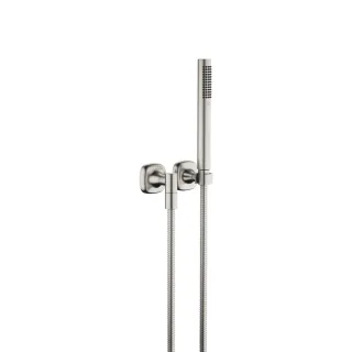 Dornbracht Schlauchbrausegarnitur mit Einzelrosetten COYA 27808404 Platin gebürstet,27808404-06 27808404-06