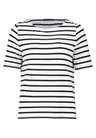 Betty Barclay - Ringelshirt weiß/schwarz - Gr. - 38