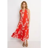LASCANA Maxikleid mit Blumenprint und Knopfleiste, Sommerkleid, Strandkleid