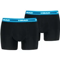 Head Boxershorts HEAD MEN ELASTIC BOXER (2er Pack) ohne Eingriff, mit elastischem Logobund