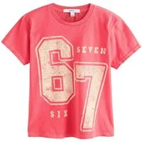 Next T-Shirt Kurzärmeliges T-Shirt mit Grafik, 67 (1-tlg)