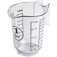 Buchsteiner Messbecher Buchsteiner Messbecher 1.0L Luran – Transparent mit Skala, Kunststoff, (1-St)