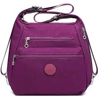 KONO Handtasche Rucksack Damen Umhängetaschen Nylon Schultertaschen 3 in 1 Handtasche