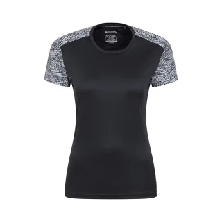 Mountain Warehouse Damen/Damen Pro Reflektierendes Running T-Shirt (Schwarz)