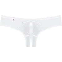 Obsessive Panty-Ouvert Alabastra Ouvert Thong (einzel, 1-St)