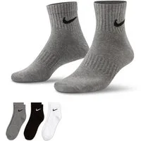 Nike Funktionssocken U NK ED LTWT ANKLE 3P 132 für sportive Aktivitäten, im praktischen 3er-Pack, leichtes Material